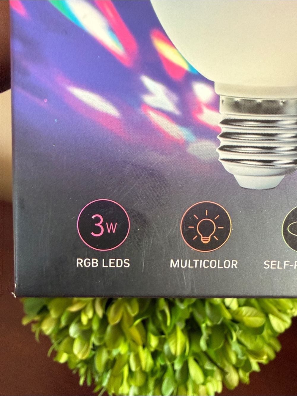 MERKURY INNOVATIONS 🪩DISCO PARTY🪩 LED SELF-ROTATING MULTI LIGHT BULBS 🌟BNIB🌟 - Picture 4 of 16